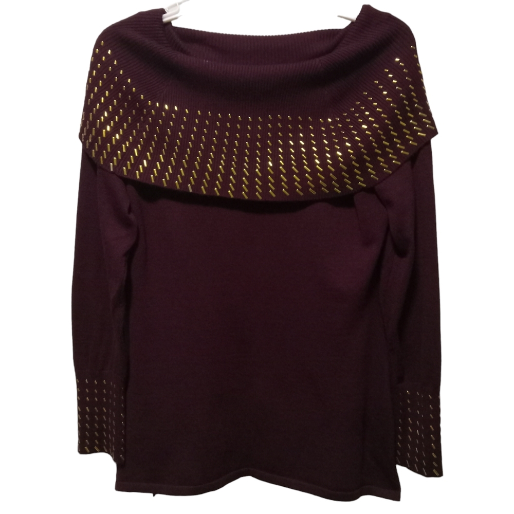 Women's shirt top Clothing  burgundy size PL Long Sleeve Questions Petit…